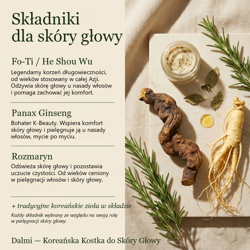 Dalmi - Koreańska Kostka do Skóry Głowy